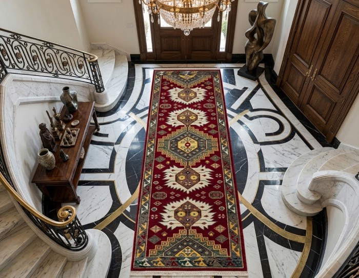 Traditional runner rug